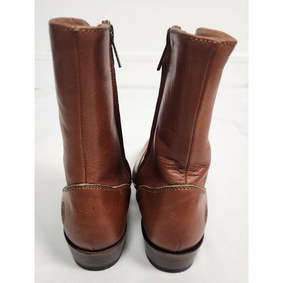 Ranch Road Boots Women's Sz. 9D Scarlett Zip Cognac Western Boots - Picture 5 of 12